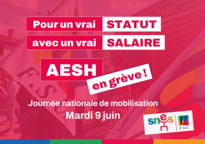AESH : un vrai métier, un vrai corps de fonctionnaire ! Toutes et tous&nbsp;(…)